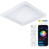 Ksix SmartLED Celeste stropna svjetiljka, 48,5x48,5x9 cm, zvučnik, RGBIC + CCT | shoptok.hr