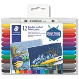 Staedtler Steadtler Design Journey marker za tekstil, dvostrani, 12 različitih boja | shoptok.hr