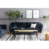 Sits Plava baršunasta sofa 227 cm Stella – | shoptok.hr