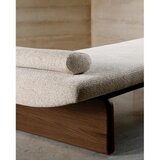 Kave Home Bež/u tamnoj prirodnoj boji ležaljka od šenila (promjenjiva) Topaz – | shoptok.hr