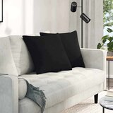 vidaXL jastučići za sofu 2 pcs crna 50 x 50 cm tkanina | shoptok.hr