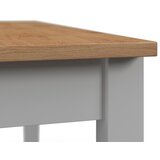 Bessagi Home Jedilna Miza Camden, Bela, Barve Bora, 140x90 | Shoptok.si