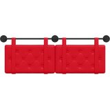  Držeće uzglavlje Zidne Crvena 130 x 55 x 5 cm Lažna koža - Crvena 120 cm bez LED | shoptok.hr