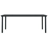 7-dijelni vrtni blagovaonski set crni | shoptok.hr