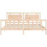  Okvir kreveta s uzglavljem 180 x 200 cm od masivnog drva | Eponuda.com