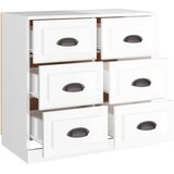  Komoda sjajna bijela 70x35,5x67,5 cm od konstruiranog drva | Eponuda.ba