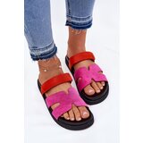 VINCEZA Women's Slippers With Velcro Fuchsia 17401 | Shoptok.si