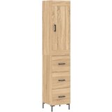  Visoka komoda hrasta sonome 34 5x34x180cm od konstruiranog drva | shoptok.hr
