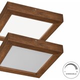  Brilagi-LED Prigušiva svetiljka WOODY FRAME LED/24W/230V hrast 30x30 cm IP44 + daljinski upravljač | Eponuda.com
