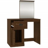 Toaletni stolić s ogledalom boja hrasta 90x50x132,5cm drveni | shoptok.hr