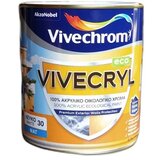 VIVECHROM Akrilna mat boja za fasade 0,75l, White Vivecryl Eco Cene