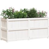  Vrtna sadilica bijela 150 x 50 x 70 cm od masivne borovine | shoptok.hr