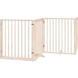  Vrata za pse s vratašcima 10 panela sklopiva 800 cm drvo topole | shoptok.hr