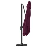  Roma dežnik Rdeča 286 x 285 x 265 cm Poliester in aluminij, (5000045840) | Shoptok.si