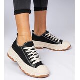 Gemre Black sneakers with thick soles Salsana | shoptok.hr