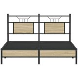  Okvir kreveta bez madraca boja hrasta sonome 140x190 cm drveni | shoptok.hr