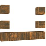  7-dijelni set TV ormarića boja dimljenog hrasta drveni | shoptok.hr