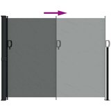 vidaXL Uvlačiva bočna tenda 160 x 600 cm antracit | shoptok.hr
