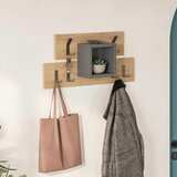 Livetastic Stenski Obešalnik Lumina, Barva Hrasta, Antracit | Shoptok.si