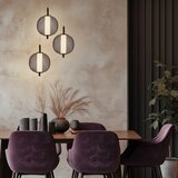  LED luster na sajli PUMA LED/10W/230V, prečnik 20 cm, crne boje | Eponuda.com