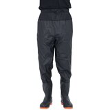 vidaXL Ribiške hlače s škornji črni velikost 45 | Shoptok.si