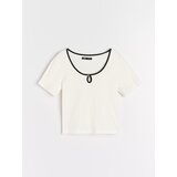 Sinsay Rebrasta pamučna bluza | shoptok.hr