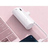  5000mah prijenosna baterija s Lightning i usb-c powerbank bijela | shoptok.hr