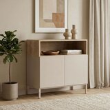 Hanah home komoda Palmer, 80 cm, peščar / hrast Sapphire | Eponuda.com