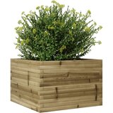  Vrtno cvetlično korito 70x70x45,5 cm impregnirana borovina | Shoptok.si