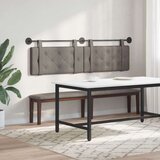 Držeće uzglavlje Zidne Sivi 170 x 55 x 5 cm Antikni PU - Sivi 160 cm bez LED | shoptok.hr