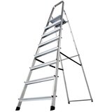 Krause prostostoječa aluminijasta lestev Corda 8 stopnična 000767 Cene