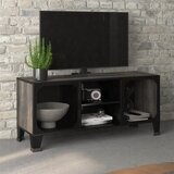 vidaXL TV omarica siva 105x36x47 cm kovina in MDF Cene