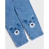 Sinsay Jeggings s ispranim efektom i vezom medvjedića | shoptok.hr