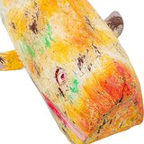  Okrasna Figura Alexandra House Living Rumena Kit Železo | Shoptok.si