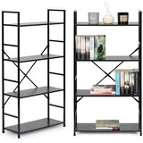 ModernHome LOFT polica za knjige, 4 razine Slike