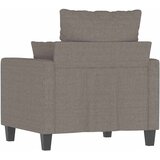  Fotelja smeđesiva 60 cm od tkanine | shoptok.hr