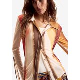 Desigual Bluza 'M. Christian Lacroix' rjava / konjak / gorčica / volneno bela | Shoptok.si