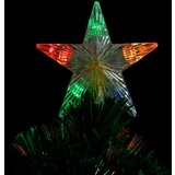 vidaXL Umetna novoletna jelka s stojalom / LED 64 cm optična vlakna | Shoptok.si