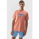 4f Men's T-shirt with print - orange | ePonuda.com