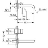 Grohe 194082431 Essence New podometna armatura za umivalnik | Shoptok.si