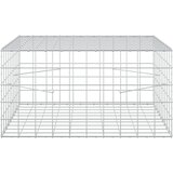  Gabion s žicom debljine 3,5 mm i mrežom 10x10 cm 100x100x50 cm | shoptok.hr