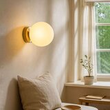 Opviq Zidna lampa 242110, Bijelo-zlatna | Eponuda.ba
