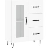 The Living Store Komoda bela 69,5x34x90 cm inženirski les - Komoda, (21503225) | Shoptok.si