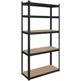 metalna montazna polica crna 180x90x40cm RB-1251B