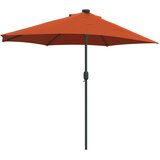  Vrtni suncobran Terakota 294 x 150 x 224 cm Poliester i čelik | shoptok.hr