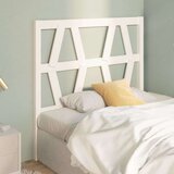  Uzglavlje za krevet bijelo 96 x 4 x 100 cm od masivne borovine | shoptok.hr