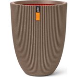 Capi Eleganten cvetlični lonec "Groove" 46x58 cm - taupe | Shoptok.si