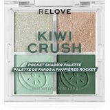 Revolution Relove Pocket Palette paleta sjenila za oči nijansa Kiwi Crush 4x0.72 g Cijene