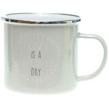 Simpo Skodelica Today Is A Beautiful Day, emajlirana, srebrna | Shoptok.si
