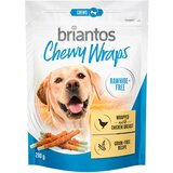 briantos Chewy Wraps bez sirove kože, za pse - Piletina 2 x 200 g | shoptok.hr